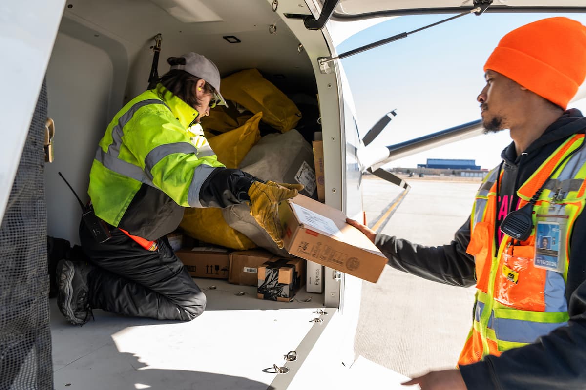 Beta Technologies ALIA aircraft at UPS Salt Lake City